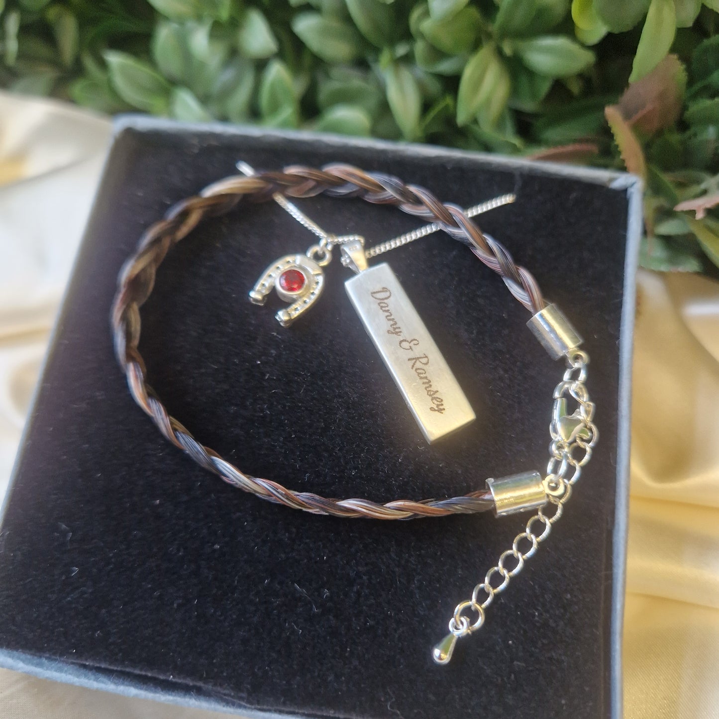 Personalised Horse Hair Jewellery Set