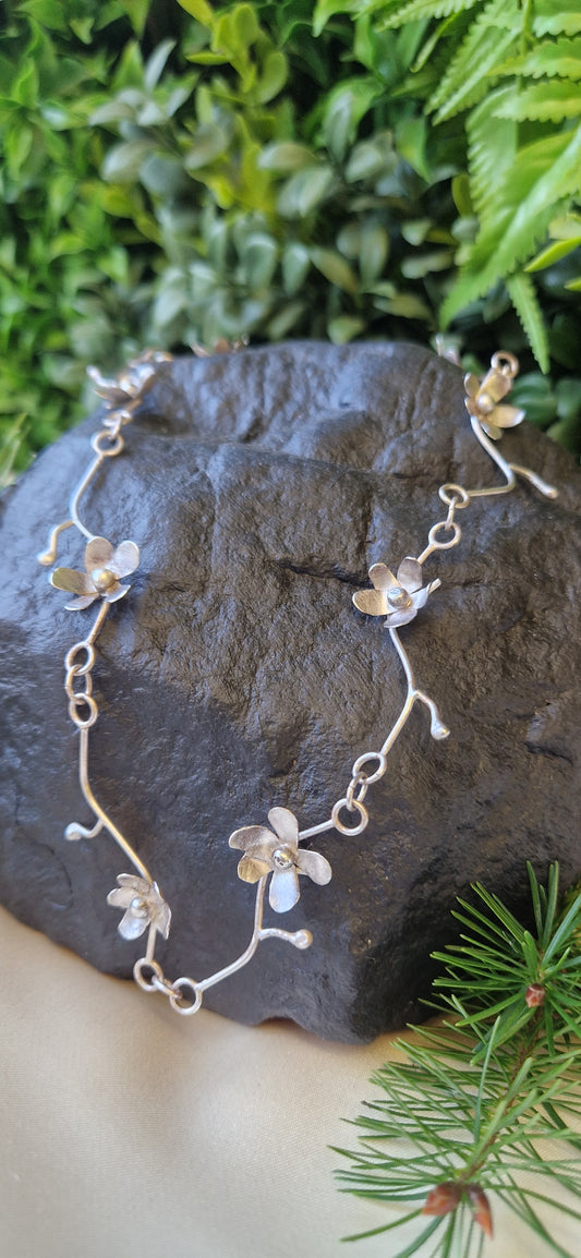 Silver Kojo-no-mai Necklace