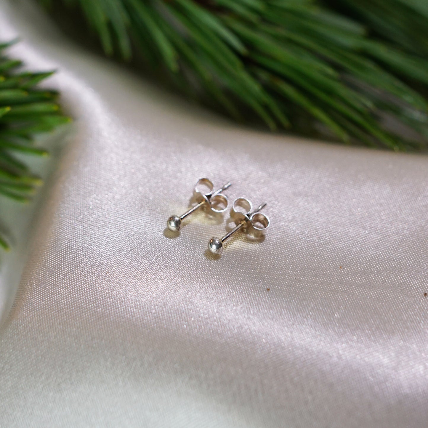Silver Stud Earrings