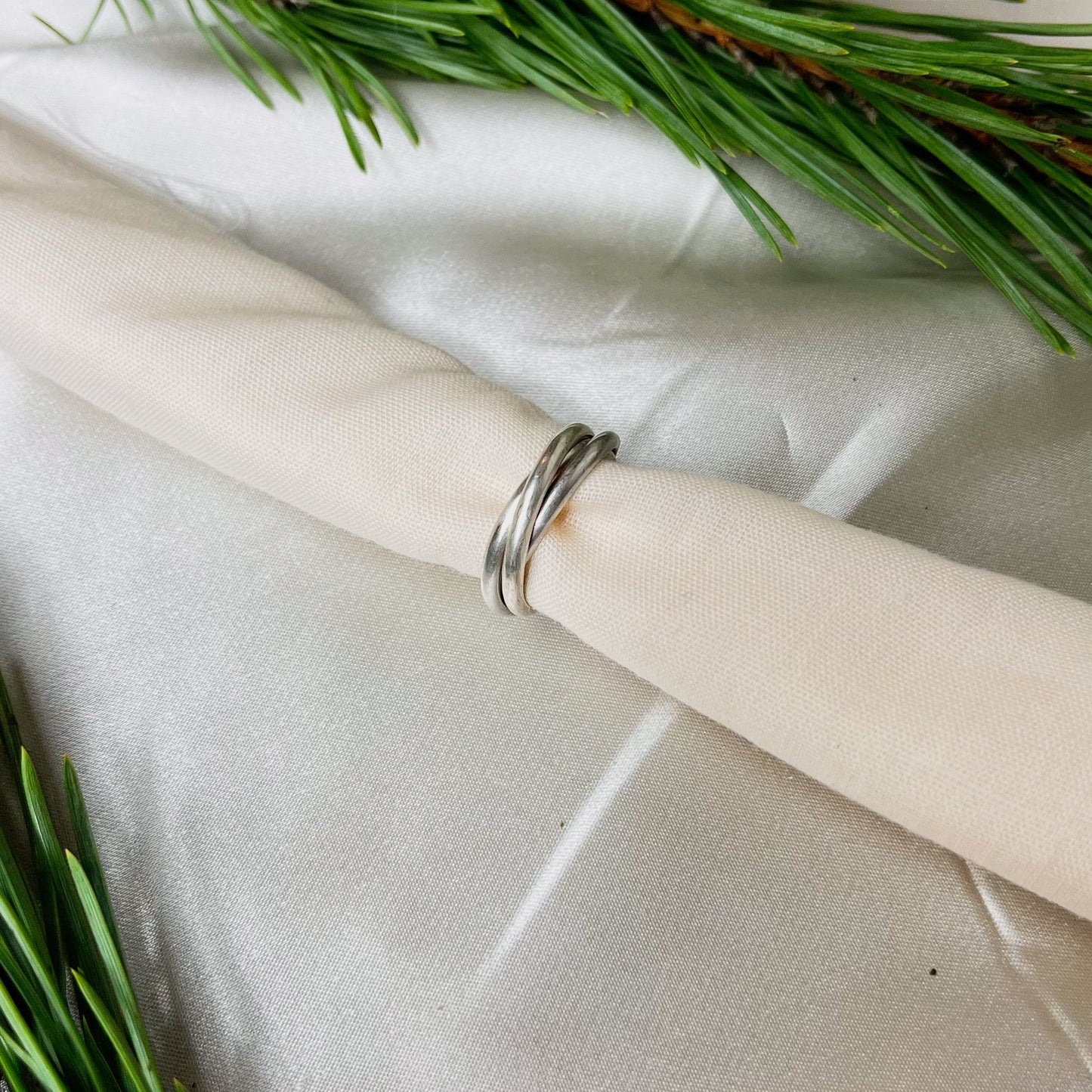 Silver Looped Ring