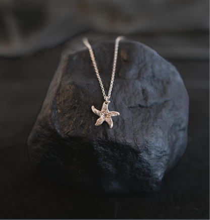 Silver Starfish Inspired Necklace